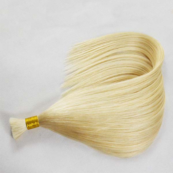  Natural indian human hair  bulk  LJ159